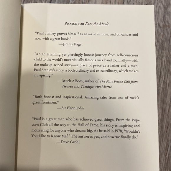 Paul Stanley Face The Music A Life exposed - Picture 4 of 4